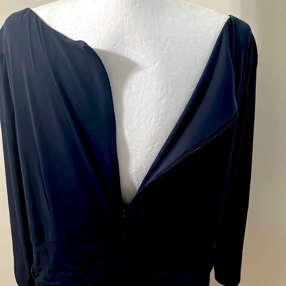 Jessica Howard Blue Ruffles maxi Dress